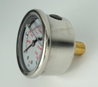 Manometer mit Anschluss hinten 52 mm - 250 bar