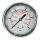 Manometer mit Anschluss hinten