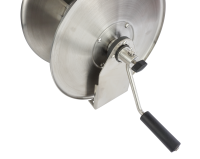 Schlauchaufroller/-trommel manuell Edelstahl für bis zu 50m Schlauch