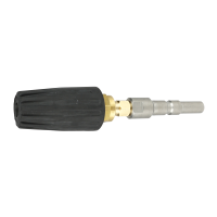 Rotordüse 255 bar 100 °C Stecknippel KW 035