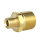 Adapter M22x1,5 AG - 1/4" AG Gegennippel