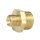 Adapter 1/4" AG - 1/2" AG Doppelnippel